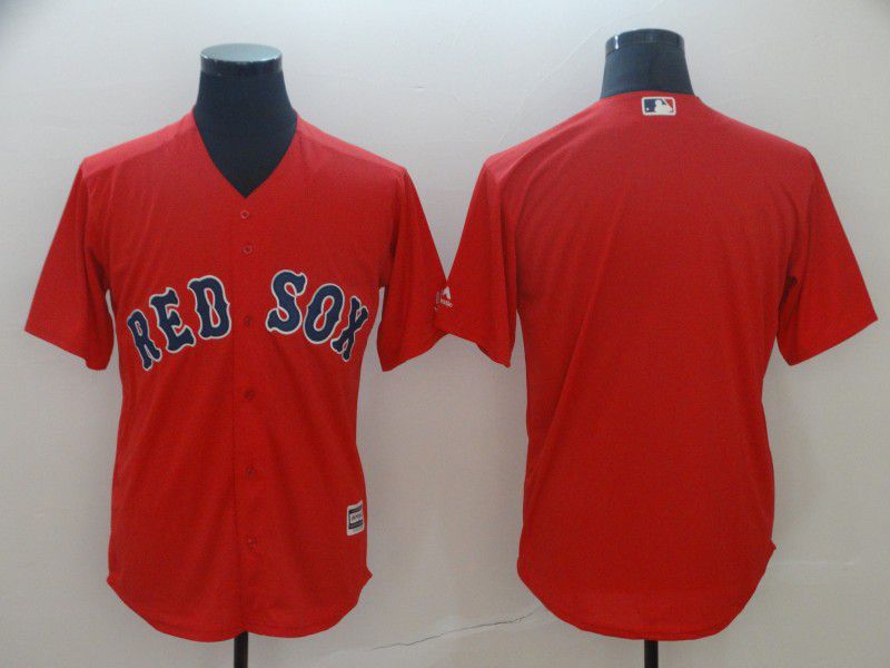 Men Boston Red Sox Blank Red Game MLB Jerseys->cleveland browns->NFL Jersey